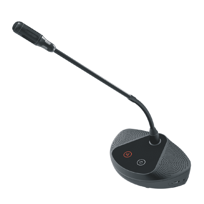 ITC TS-0302 Digital Conference Microphone – Uncompressed Audio, Touch Buttons, Voice Control, Web Management