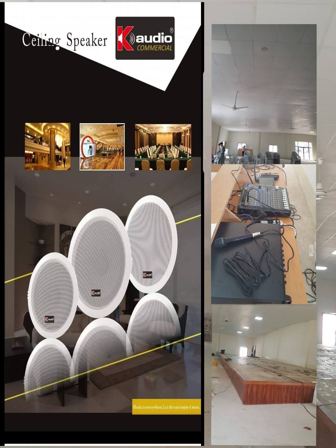 K Audio Commercial Ceiling Speakers - Superior Sound for Any Space