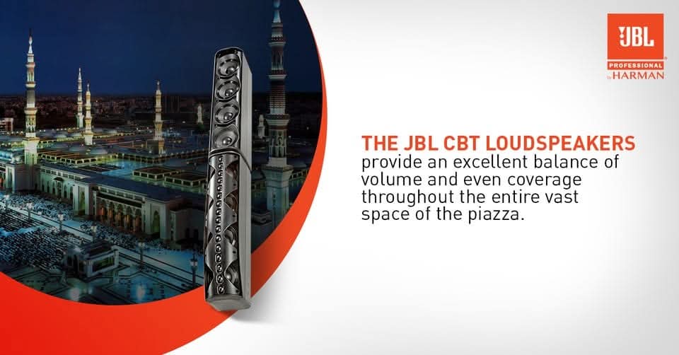 JBL CBT Loudspeakers – High-Performance Sound for Large Spaces