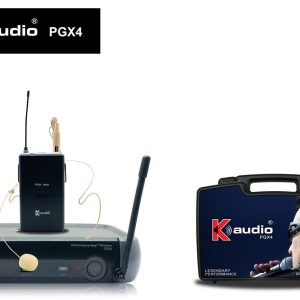 Kaudio PGX4 Wireless Microphone System - Professional Performance Gear with Headset