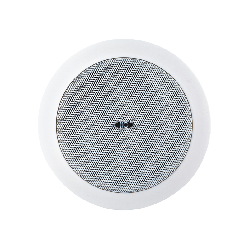ITC T-105U Ceiling Speaker System – 100V/70V In-Ceiling Speaker with Metal Grille & ABS Baffle for Clear Audio