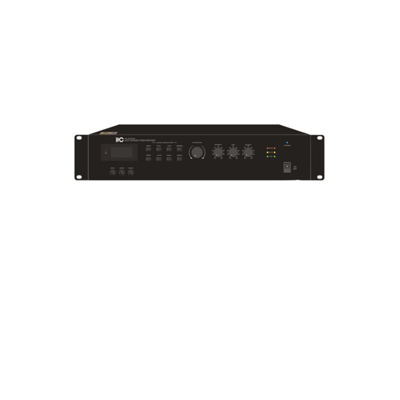 ITC T-2240ME 2-Channel Multimedia Mosque Amplifier – 2×240W Output, DSP Sound Processing, Bluetooth & USB Support