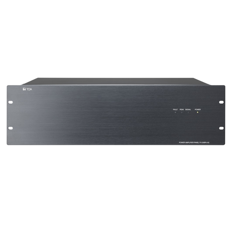 TOA FV-248 480W PA Power Amplifier - Reliable Sound for Small to Mid-Scale Venues
