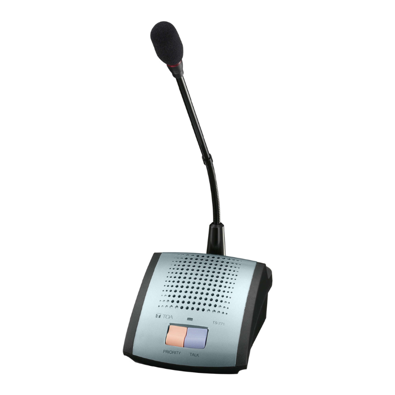 TOA Chairman Unit TS-771 – Conference System, Built-in Speaker, Priority Speech Button, Recording Output