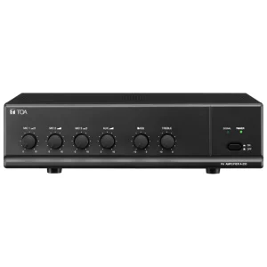 TOA A-230 Power Mixer Amplifier - 30W with 3 MIC Inputs & AUX for Paging & Background Music