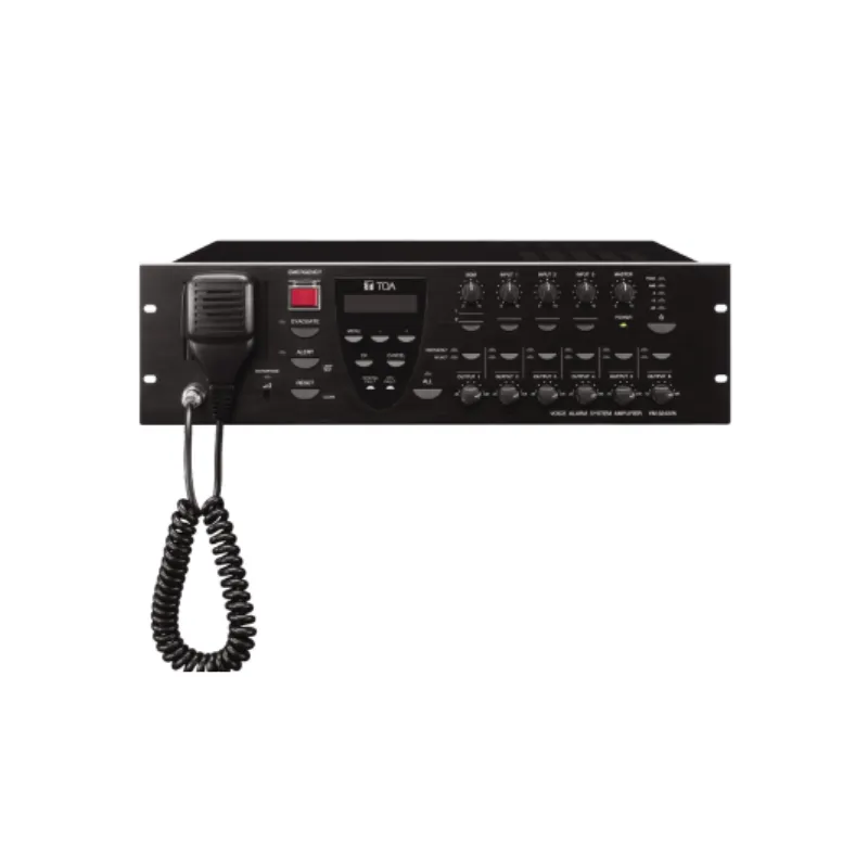 TOA VM-3240VA 240W System Management Amplifier - Advanced Multi-Zone Audio Solution with Emergency Broadcast